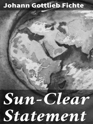 cover image of Sun-Clear Statement